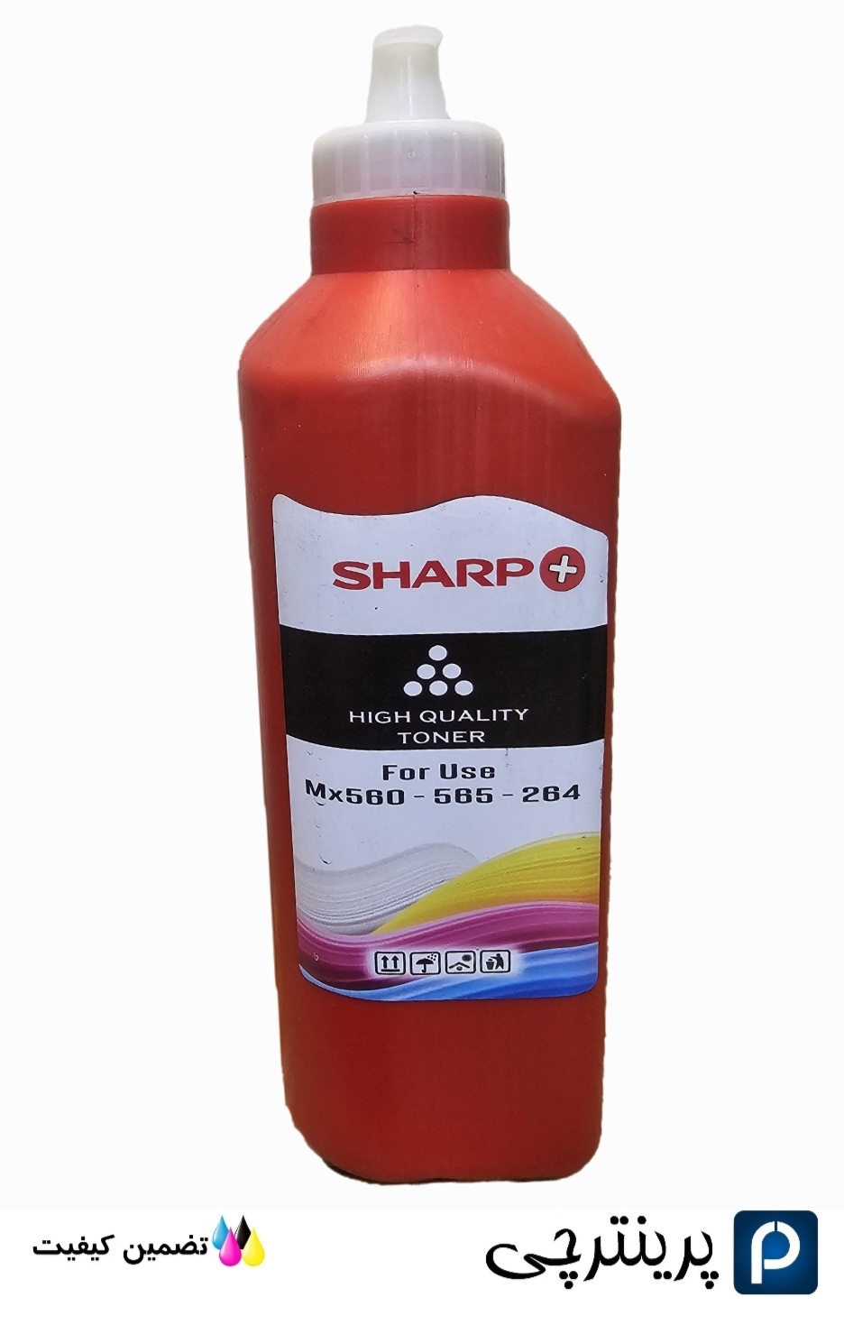 پودر تونر شارژ شارپ مشکی کریر دار مدل MX565/MX۵80/Mx264